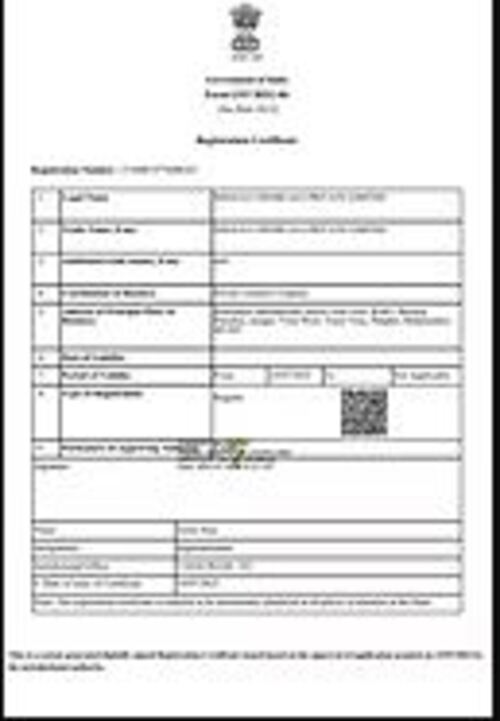 GSTIN Certificate