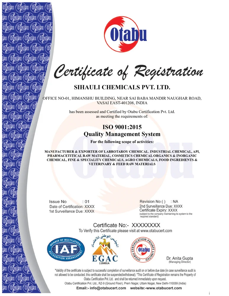 Certificate of Registration