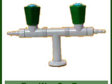 Two way gas tap