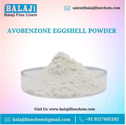 Avobenzone Eggshell Powder